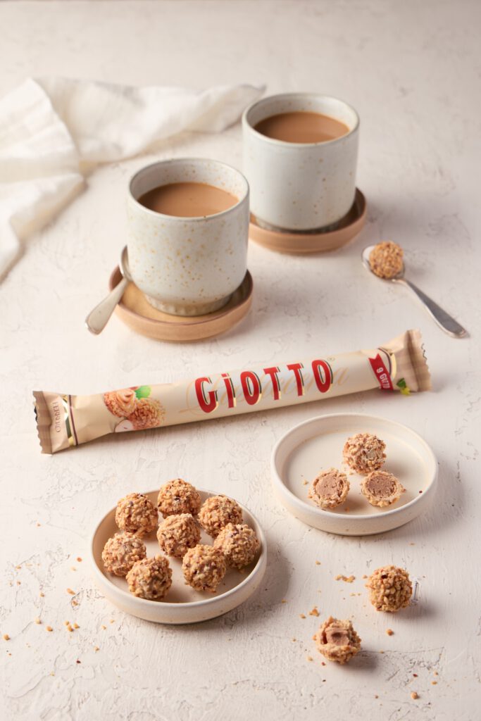 Giotto mit Kaffee